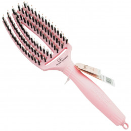 Olivia Garden Finger Brush Combo Pastel Pink hairbrush