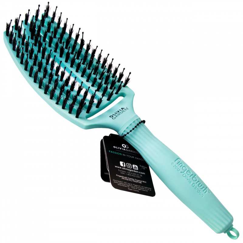 Olivia Garden Tropical Finger Brush szczotka do rozczesywania włosów